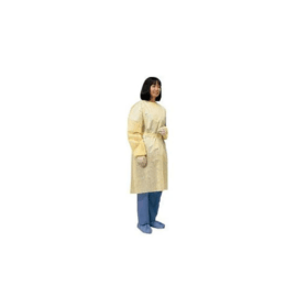 Isolation gown, Poly-coated, Universal